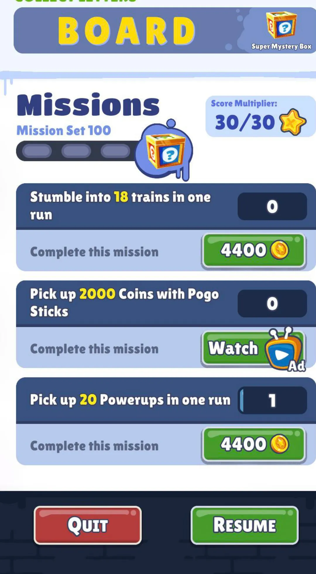 Subway Surfers on a phone screen