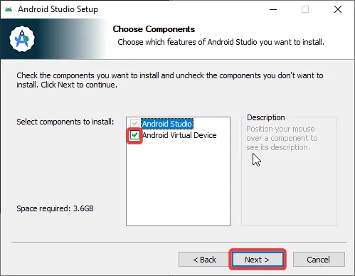 Android emulator running games on a Windows PC