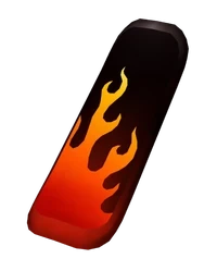 subway surfers skull fire hoverboard
